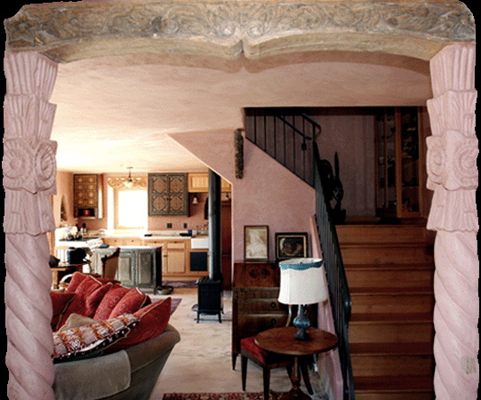 Earthen Plaster Interior